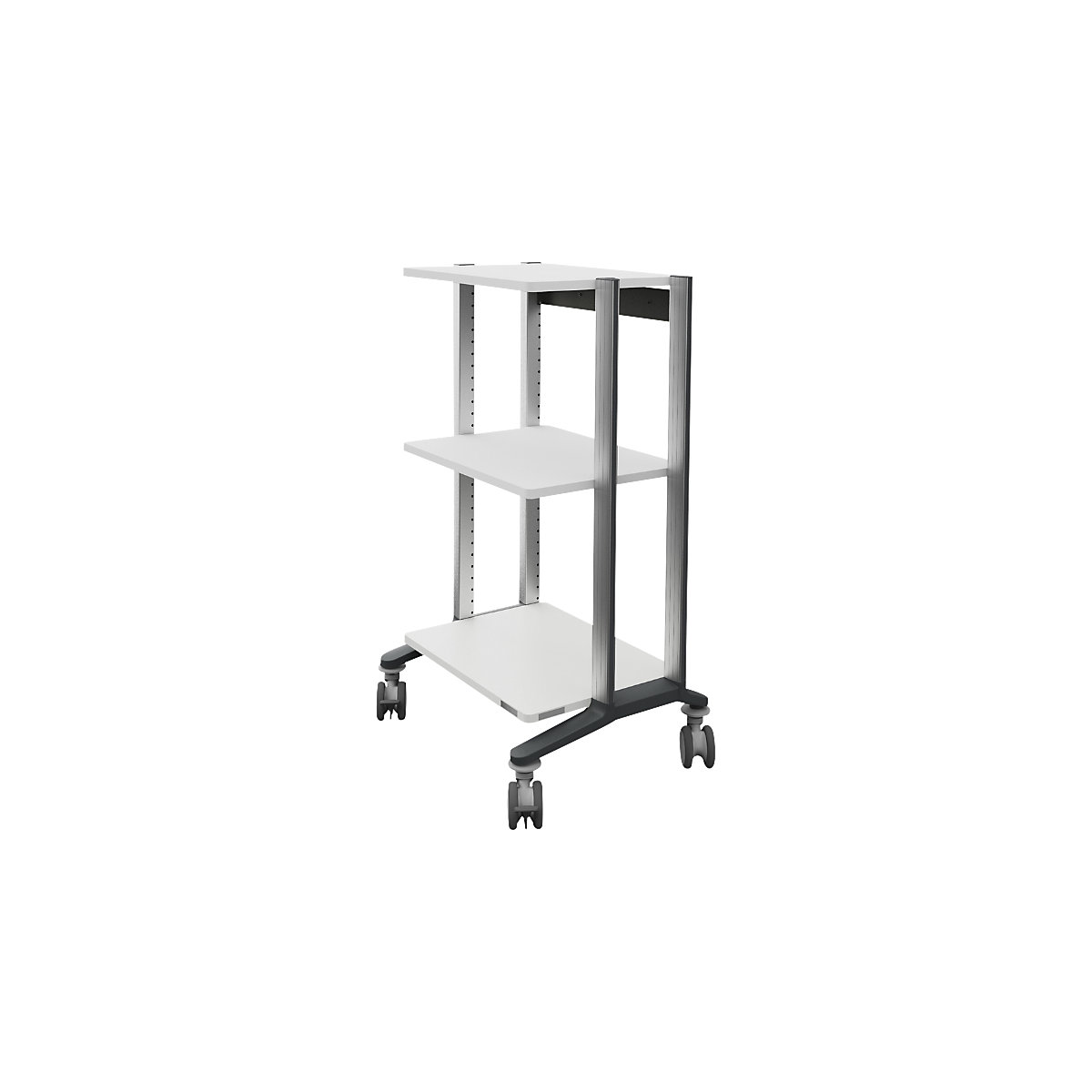 Carrello per apparecchiature mediche doppio (Foto prodotto 2)-1