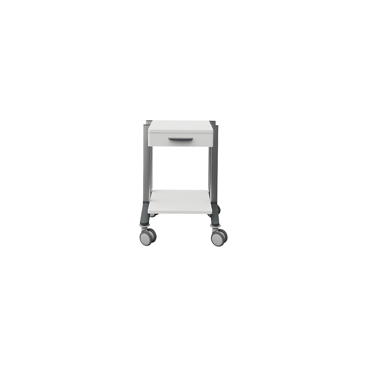 Carrello per apparecchiature mediche doppio (Foto prodotto 3)-2