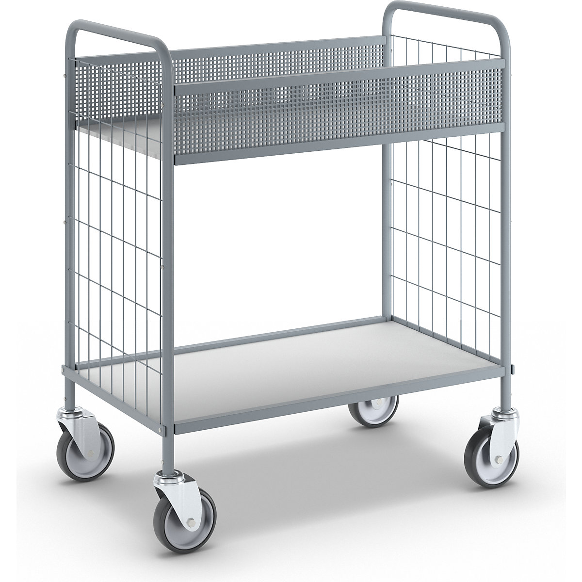 Carrello a ripiani per ufficio, portata 150 kg