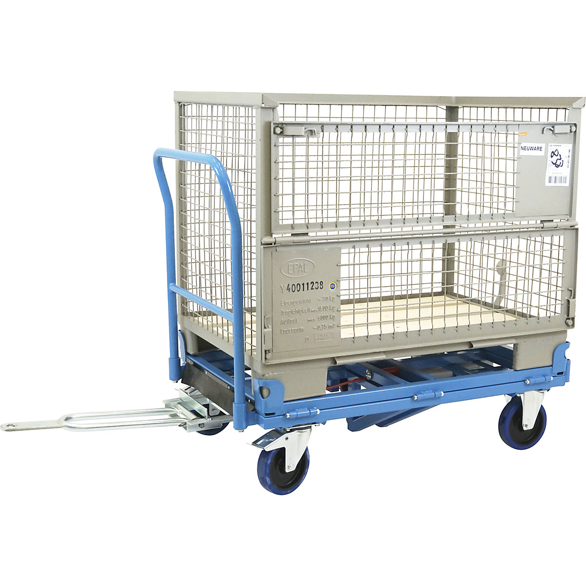 Telaio mobile pieghevole, portata 1000 kg – eurokraft pro (Foto prodotto 9)-8