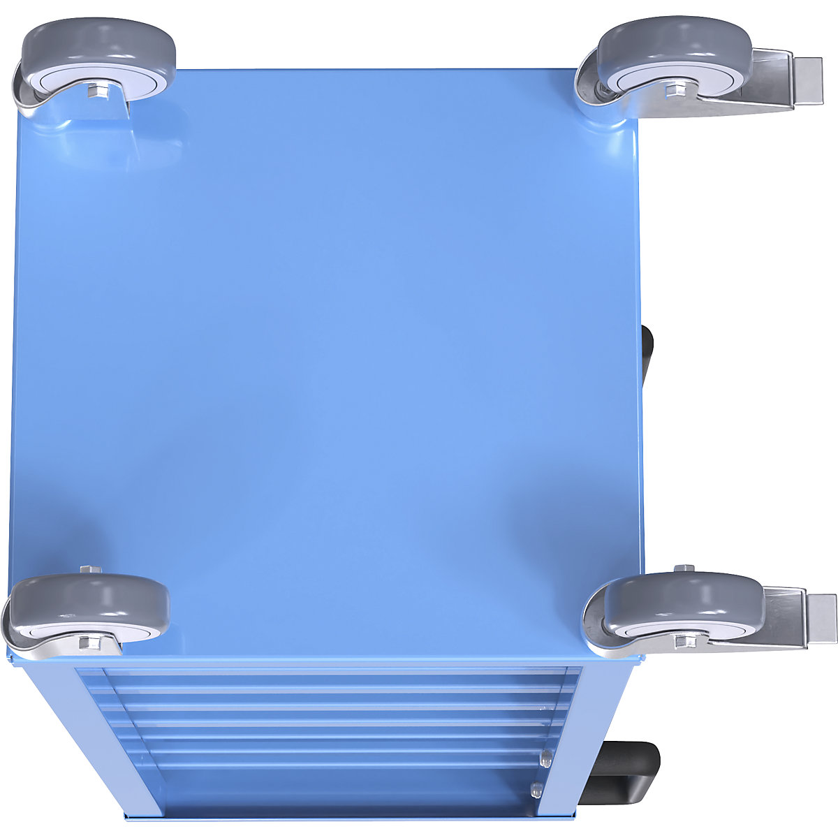 Carrello per contenitori Euro CustomLine – eurokraft pro (Foto prodotto 10)-9