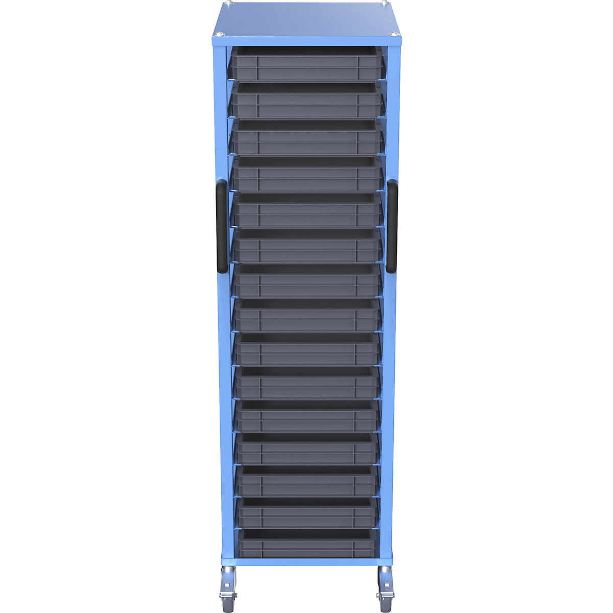 Carrello per contenitori Euro CustomLine – eurokraft pro (Foto prodotto 7)-6