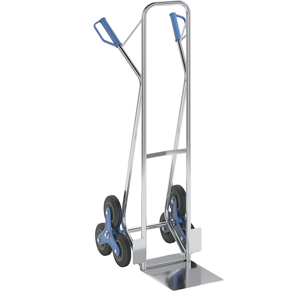 Carrello in alluminio per scale per trasportare sacchi - eurokraft basic