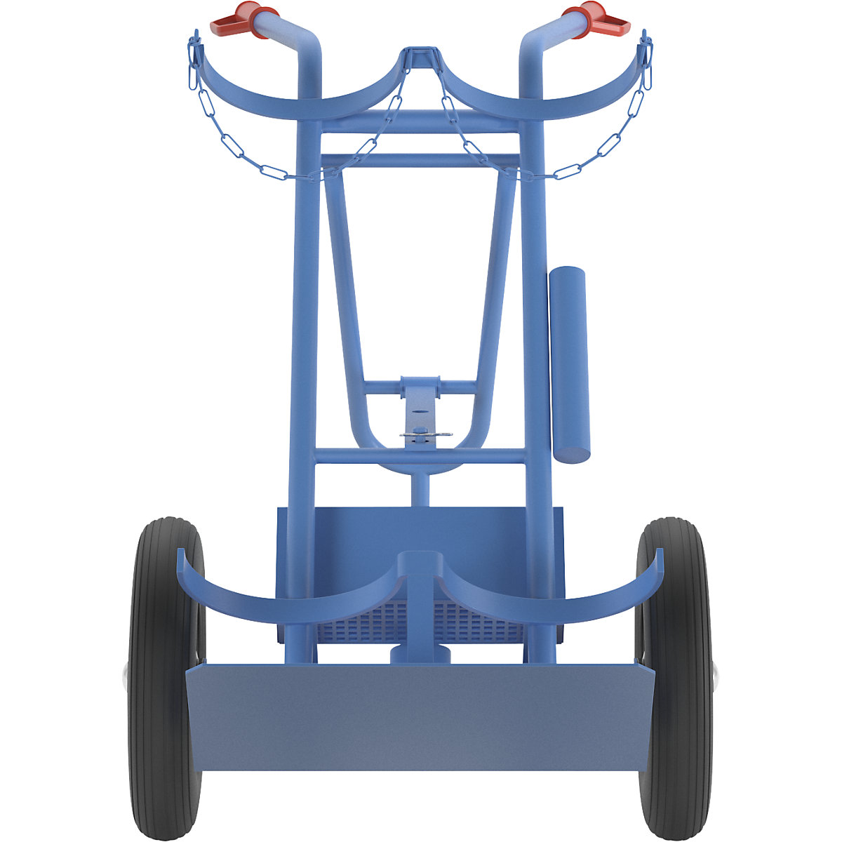 Carrello per bombole e bombole di gas – eurokraft pro (Foto prodotto 5)-4