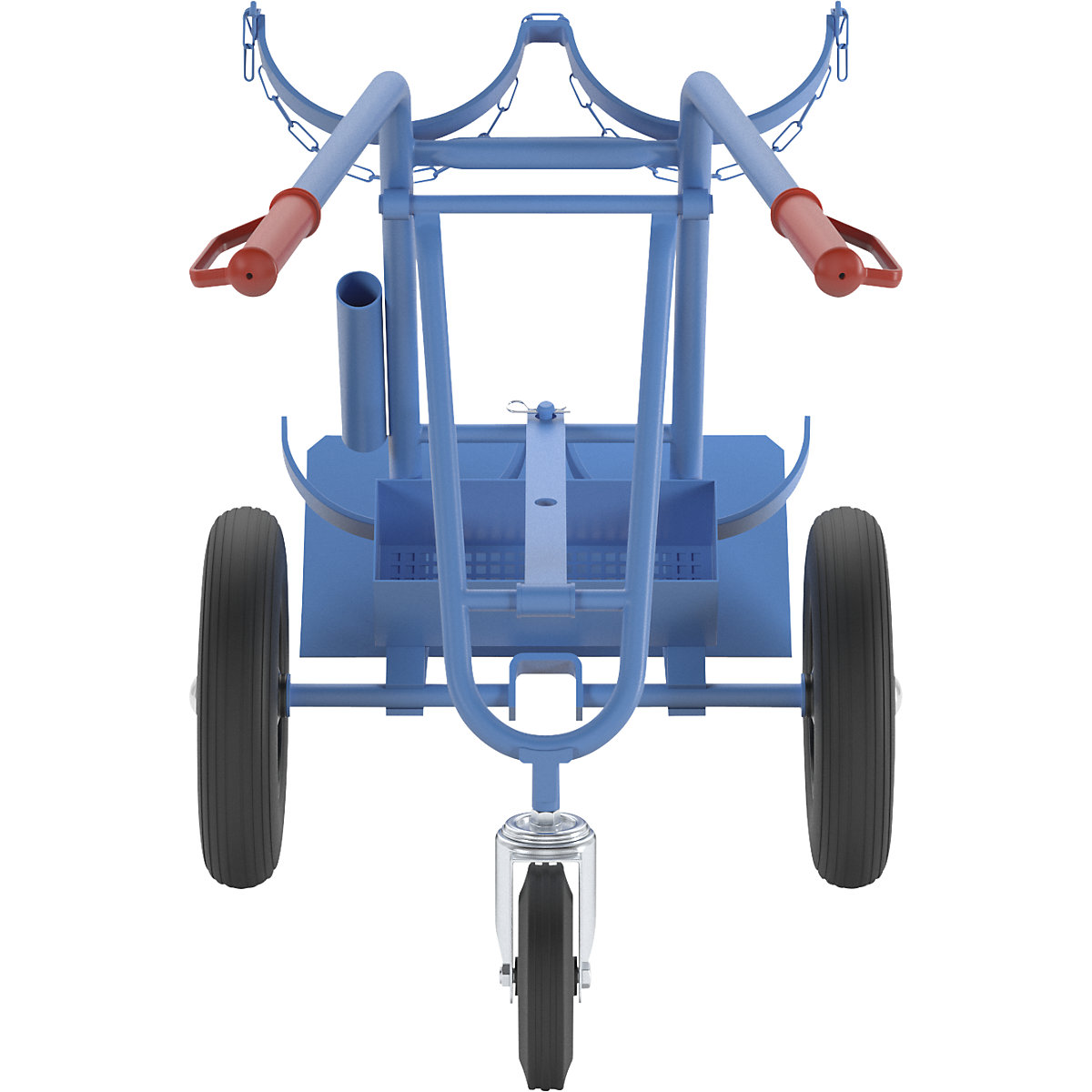 Carrello per bombole e bombole di gas – eurokraft pro (Foto prodotto 6)-5