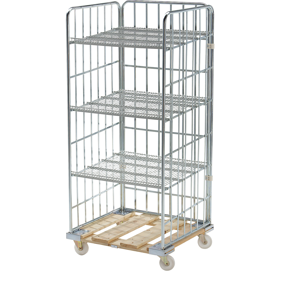 Scaffale con rotelle