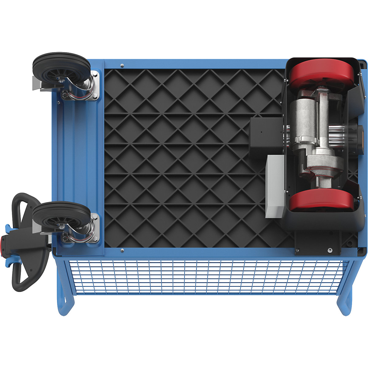 Carrello a pianale con azionamento elettrico – eurokraft pro (Foto prodotto 10)-9