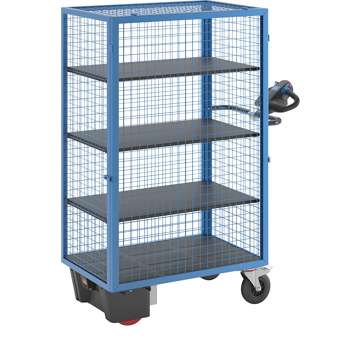 Carrello a ripiani con azionamento elettrico – eurokraft pro