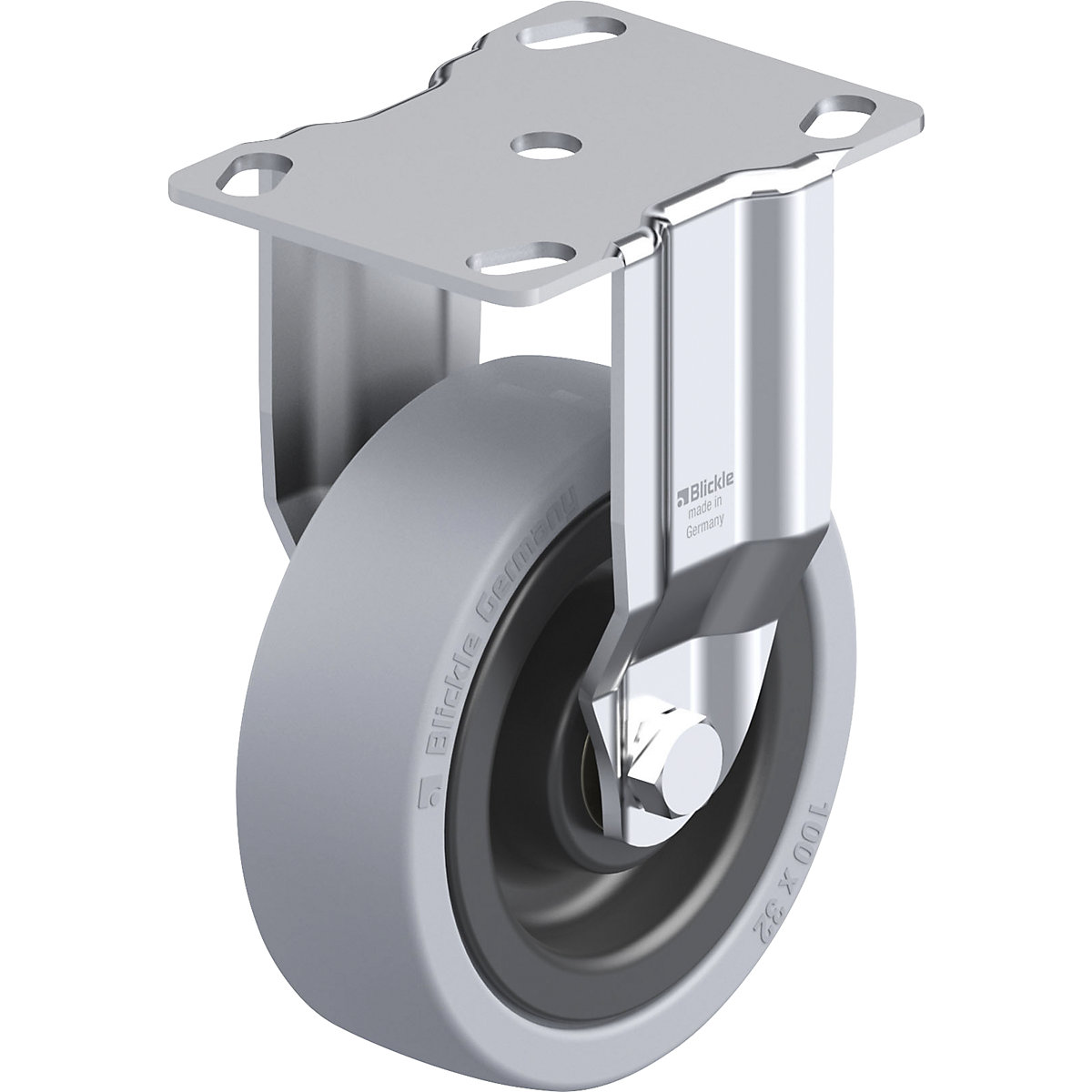 Ruota con supporto fisso per attrezzature BKPA-VPA – Blickle