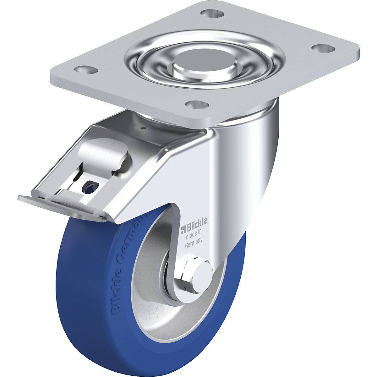 Ruota con supporto girevole in lamiera d'acciaio BK-ALBS-FI - Blickle