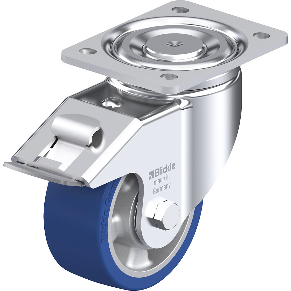 Ruota con supporto girevole in lamiera d'acciaio BK-ALBS-FI - Blickle