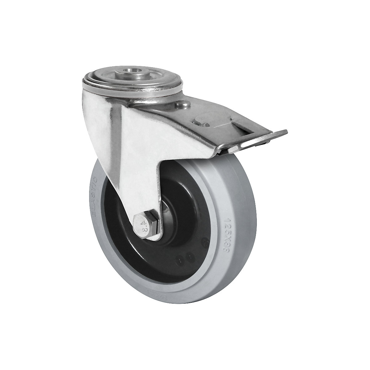 Ruota elastica su cerchione in PA