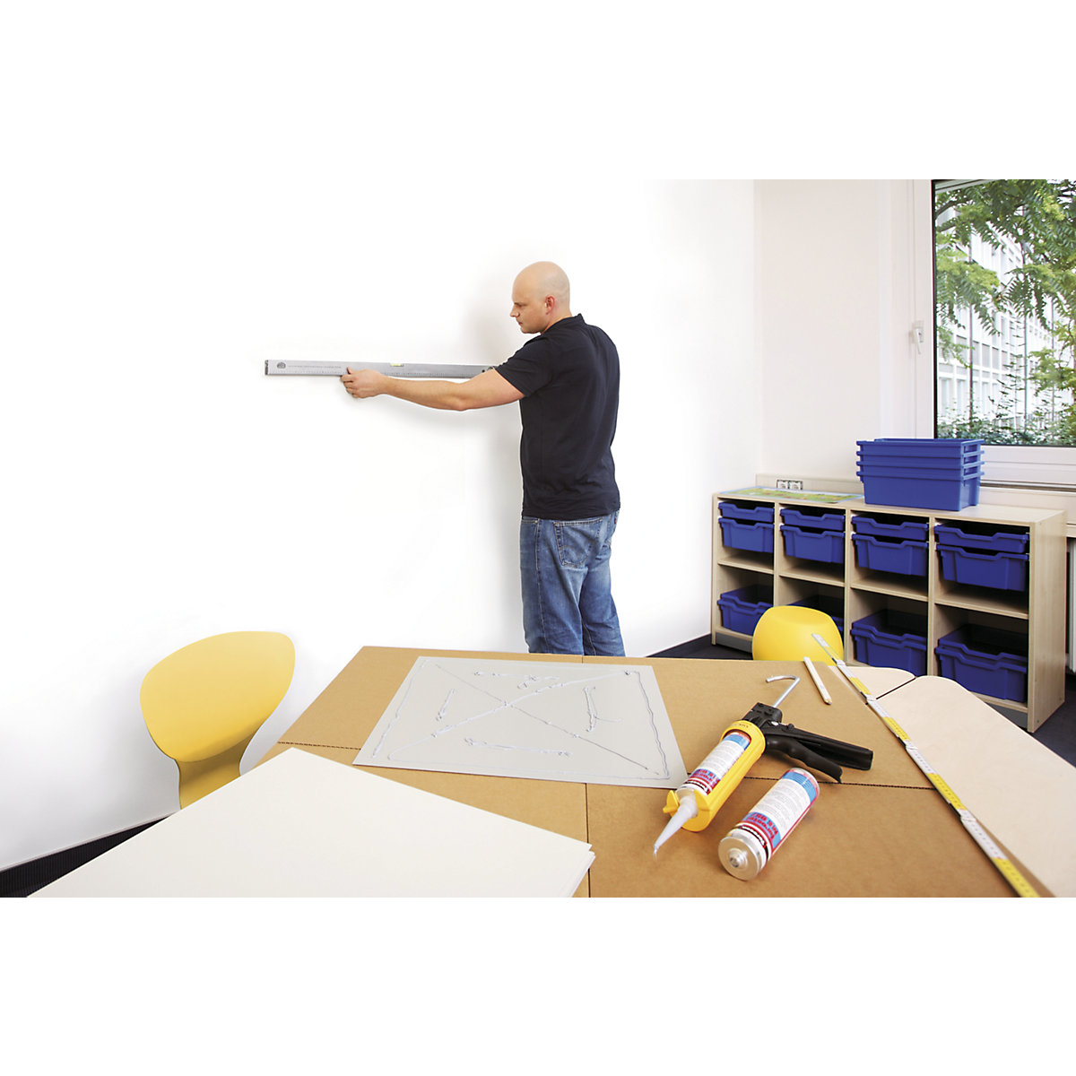 Set per parete magnetica, con accessori – magnetoplan (Foto prodotto 4)-3