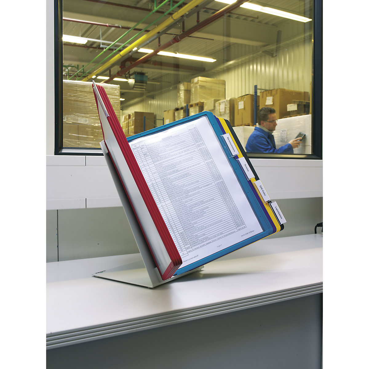 Set completo con supporto da tavolo – DURABLE (Foto prodotto 2)-1