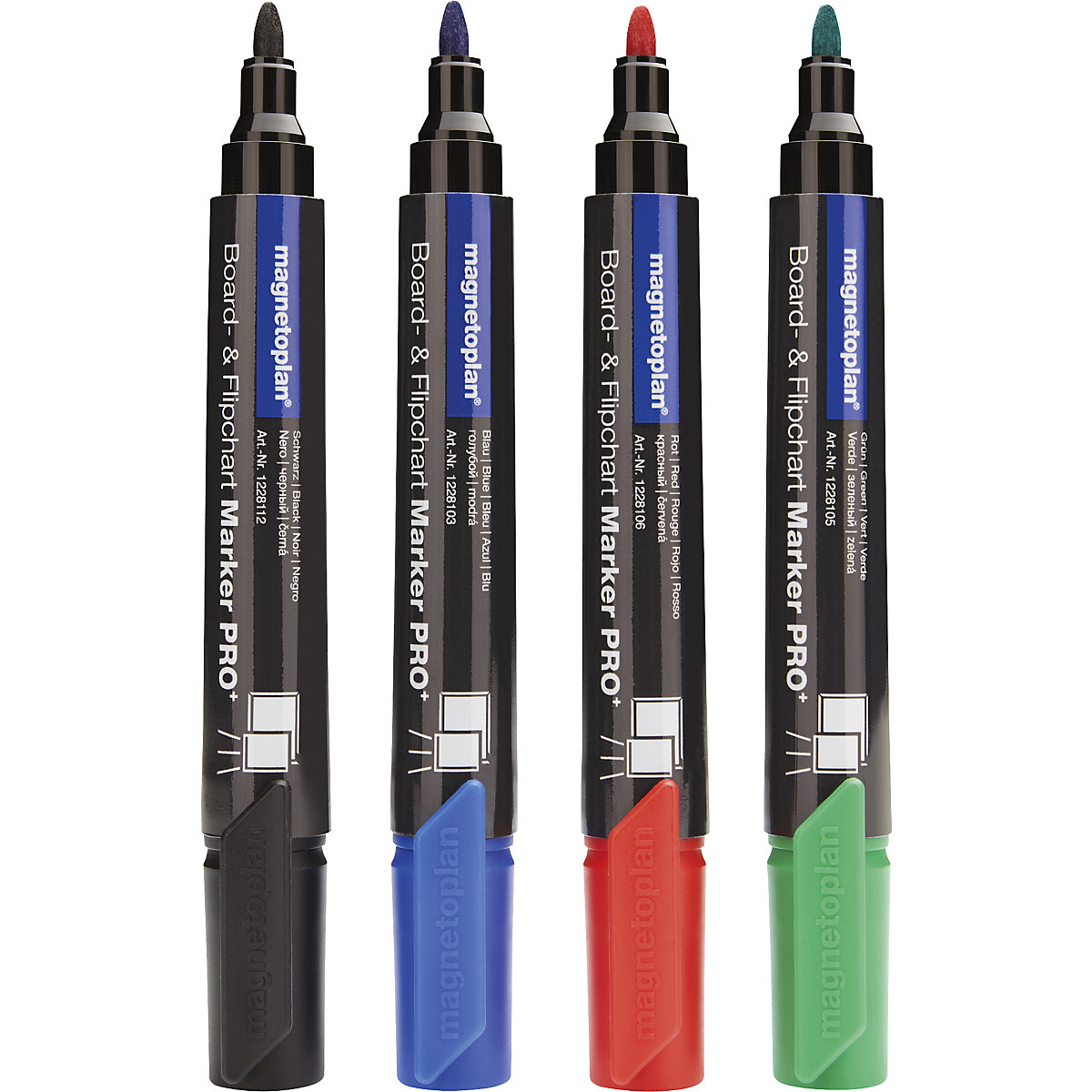 Pennarelli per lavagne e per lavagne a fogli in colori assortiti – magnetoplan (Foto prodotto 2)-1