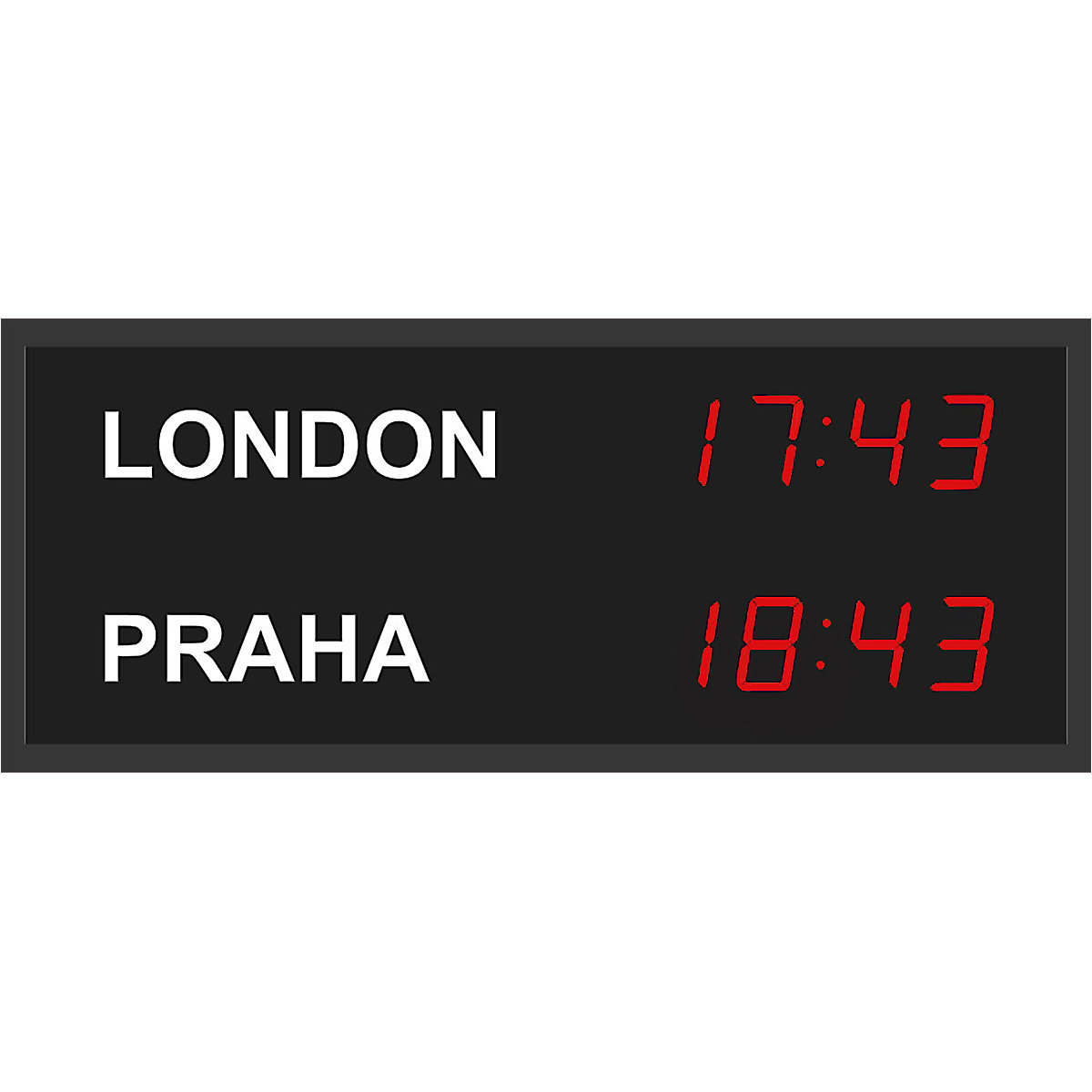 Orologio mondiale a LED