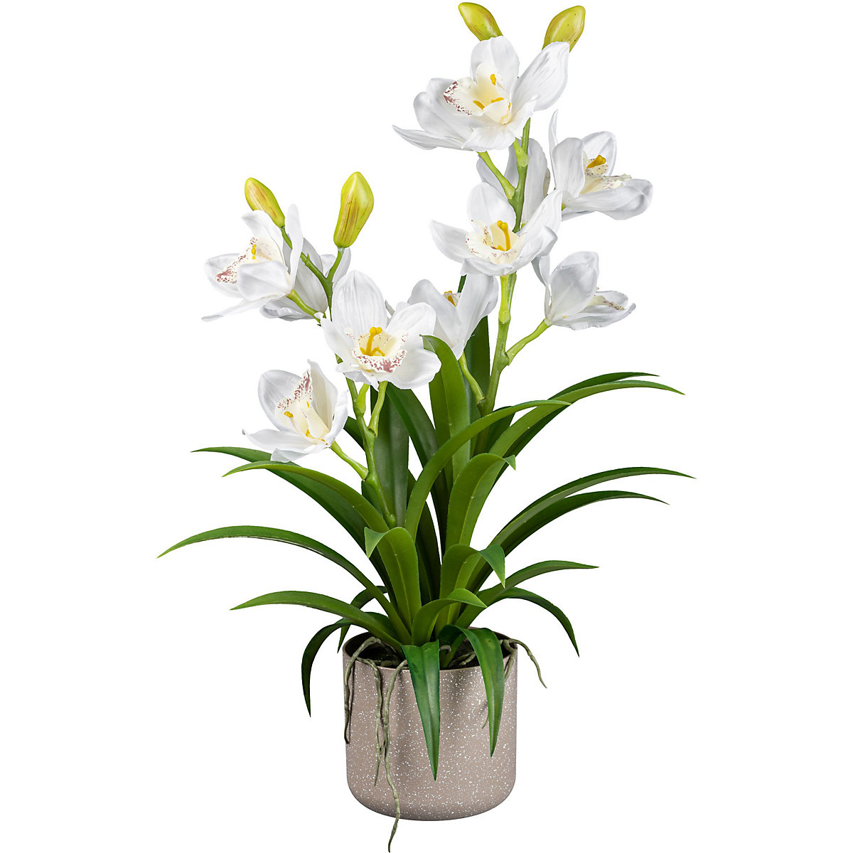 Orchidea artificiale Cymbidium (Foto prodotto 2)-1