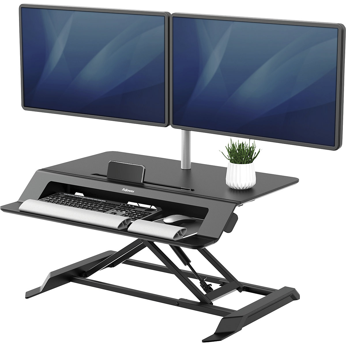 Postazione di lavoro in piedi/seduto Lotus™ LT – Fellowes (Foto prodotto 3)-2