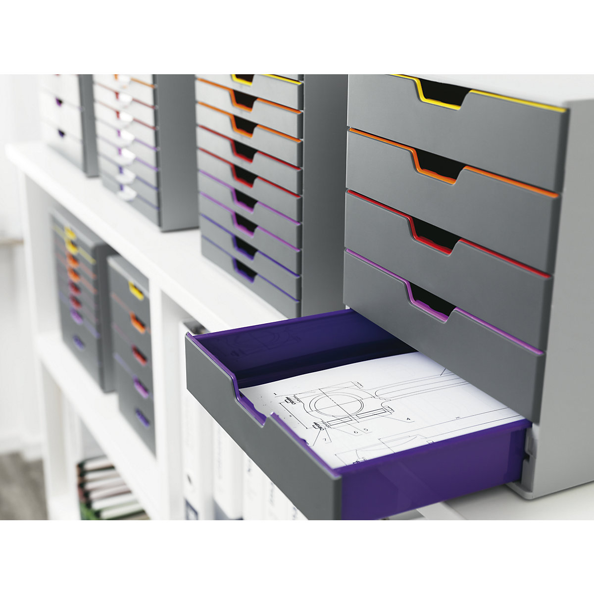 Cassettiera VARICOLOR® – DURABLE (Foto prodotto 5)-4