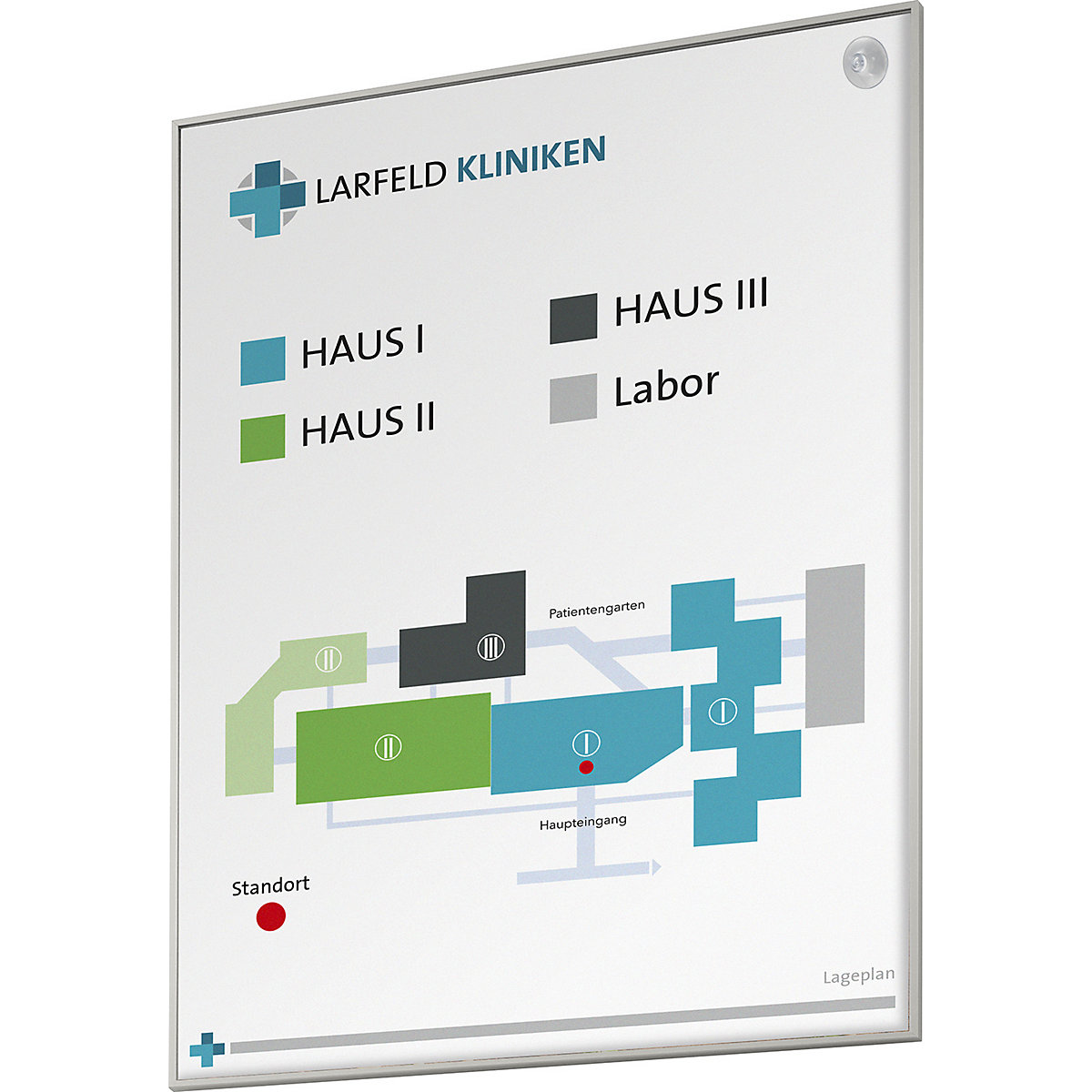 Targa di identificazione e di informazione MADRID Silver Line Vario (Foto prodotto 3)-2