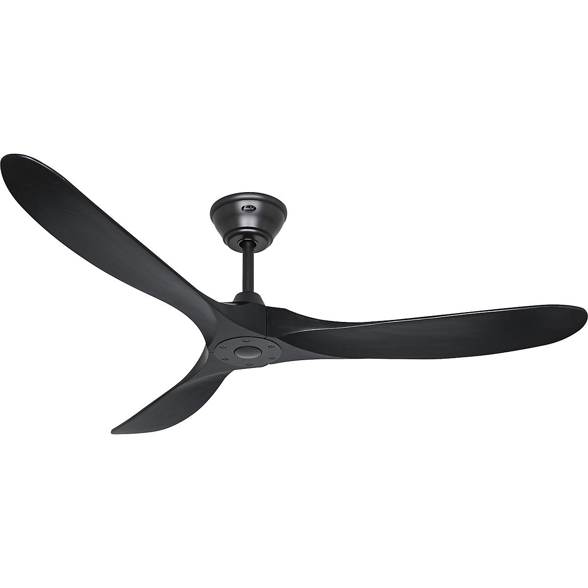 Ventilatore a soffitto ECO GENUINO, Ø rotore 1520 mm, nero opaco / nero opaco-1