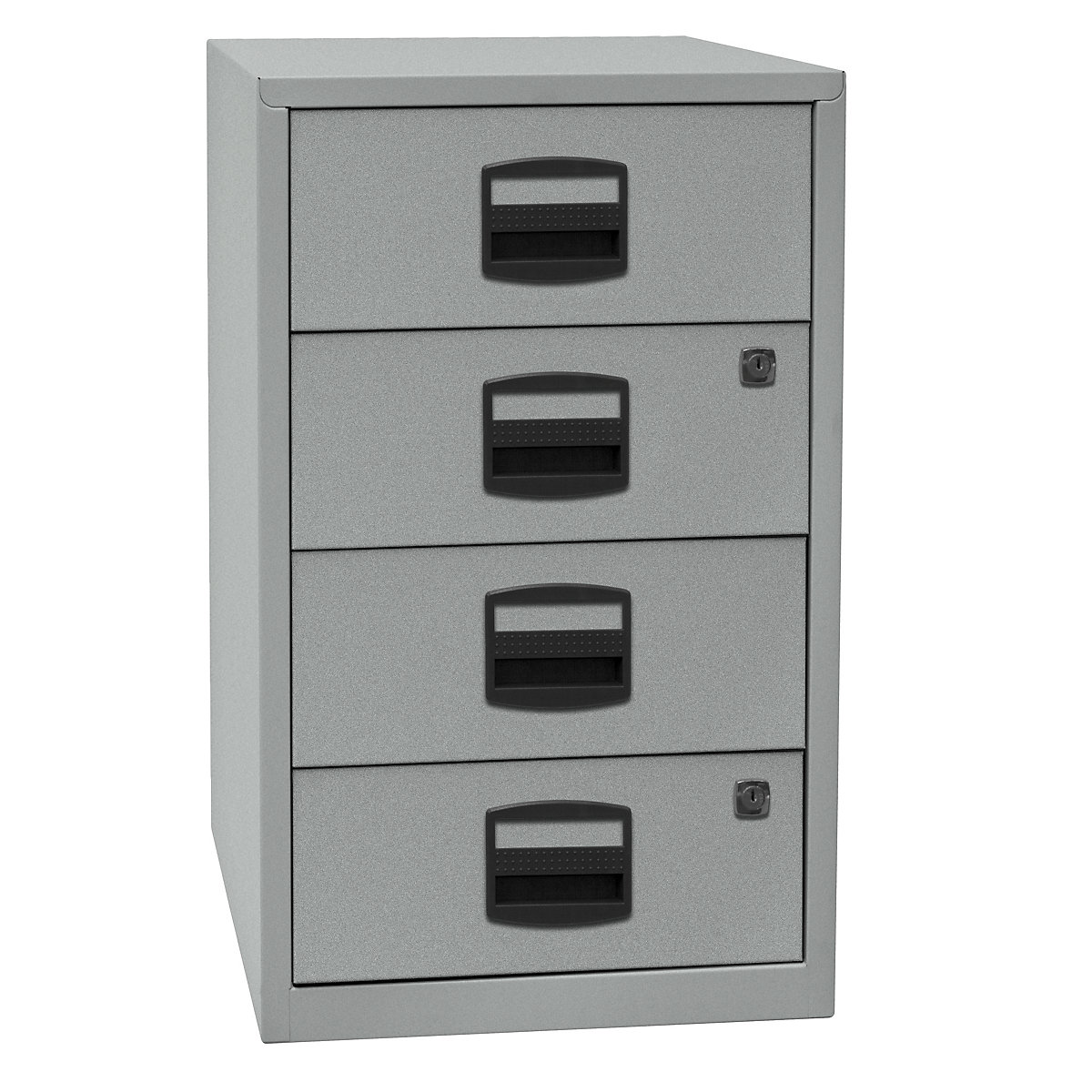 Mobiletto PFA – BISLEY, 4 cassetti universali, argento-3