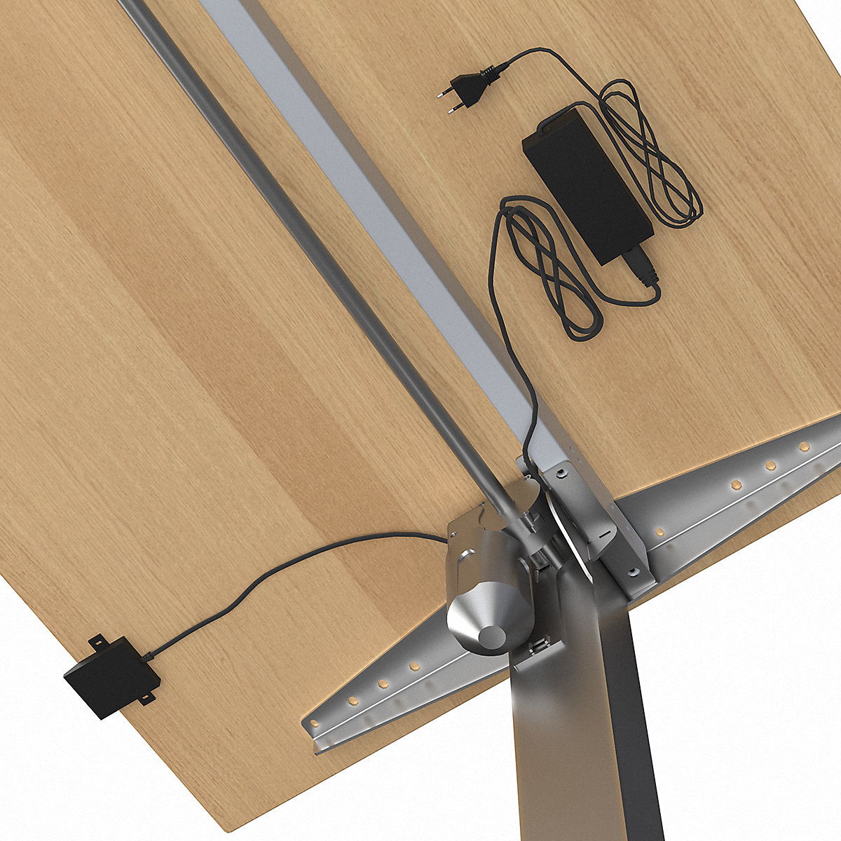 Scrivania Atlanta, regolabile elettricamente in altezza (Foto prodotto 11)-10