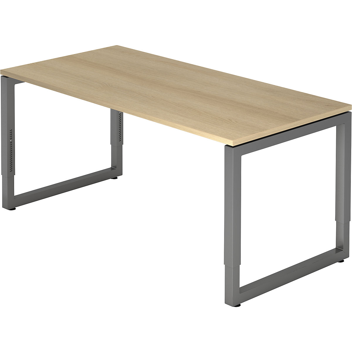 Scrivania con telaio in tubo a sezione quadrata - eurokraft pro