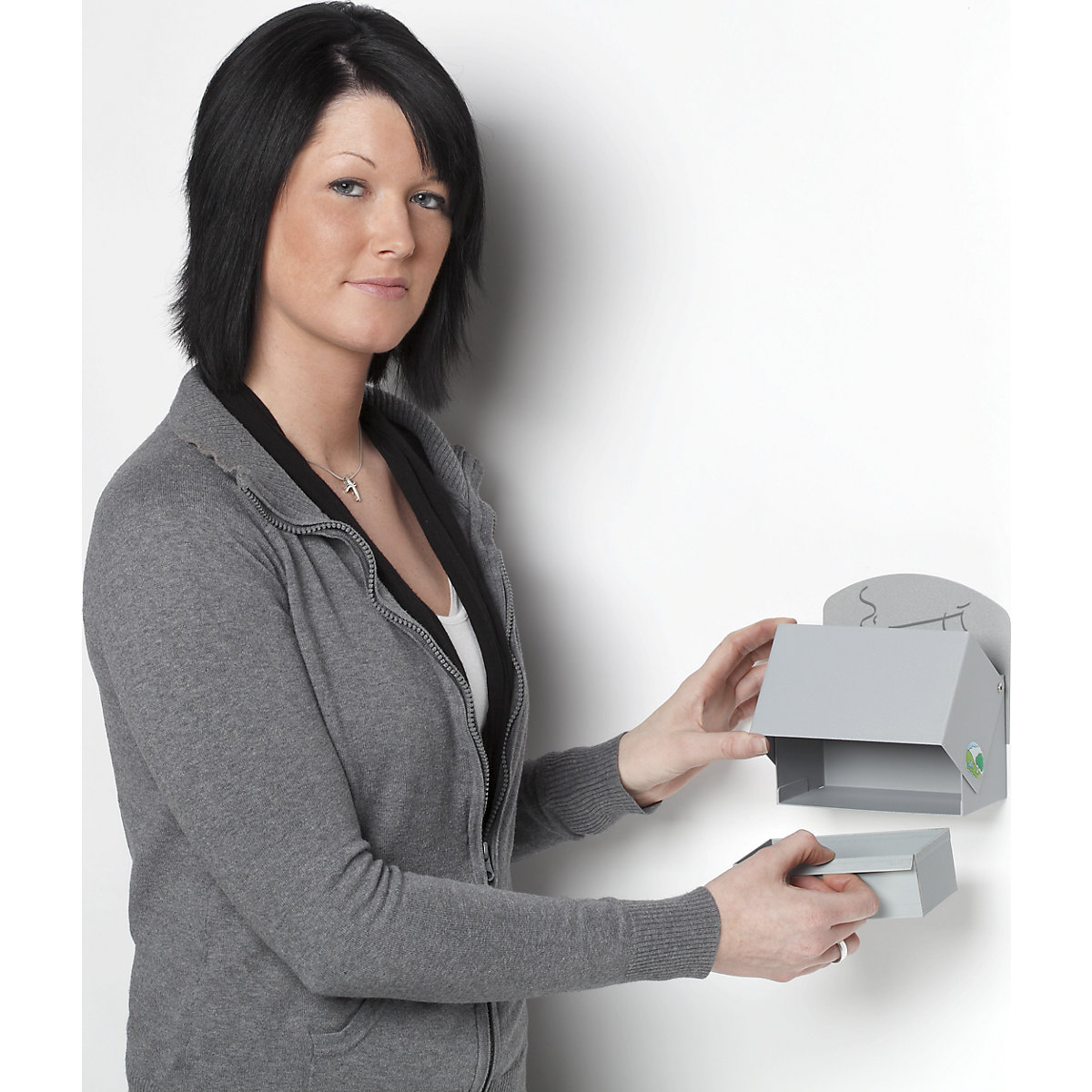 Wandascher mit Hinweisschild VAR (Produktabbildung 2)-1