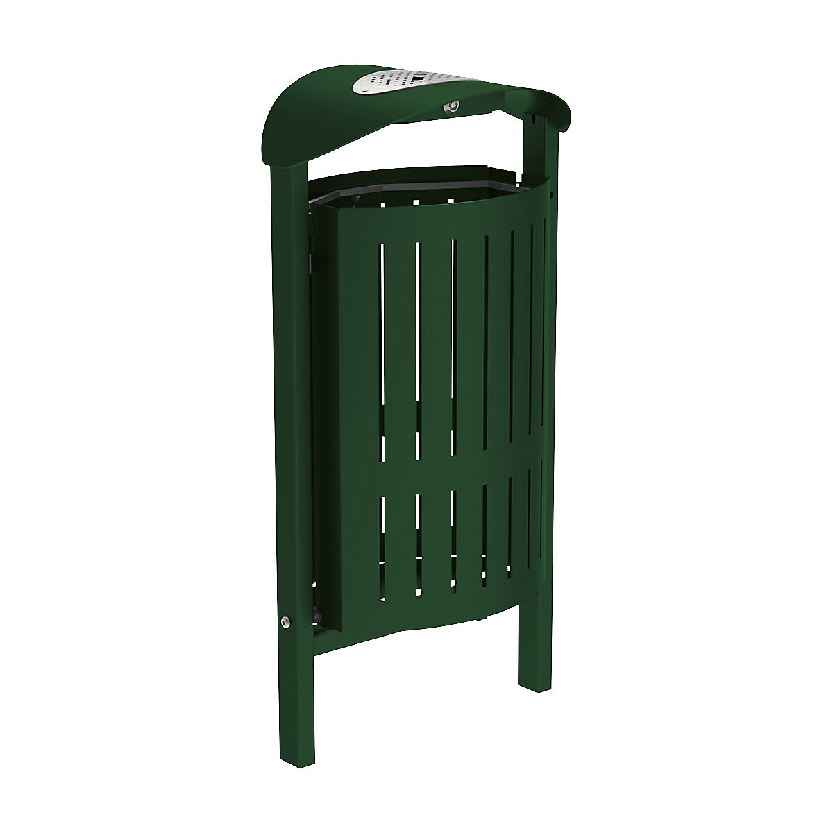 Abfallkorb SILAOS® mit Ascher PROCITY