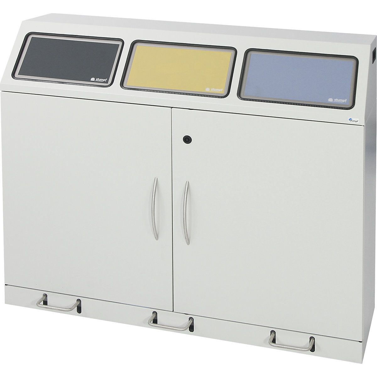 Wertstoffsammler mit Pedal, Stahl (Produktabbildung 10)-9