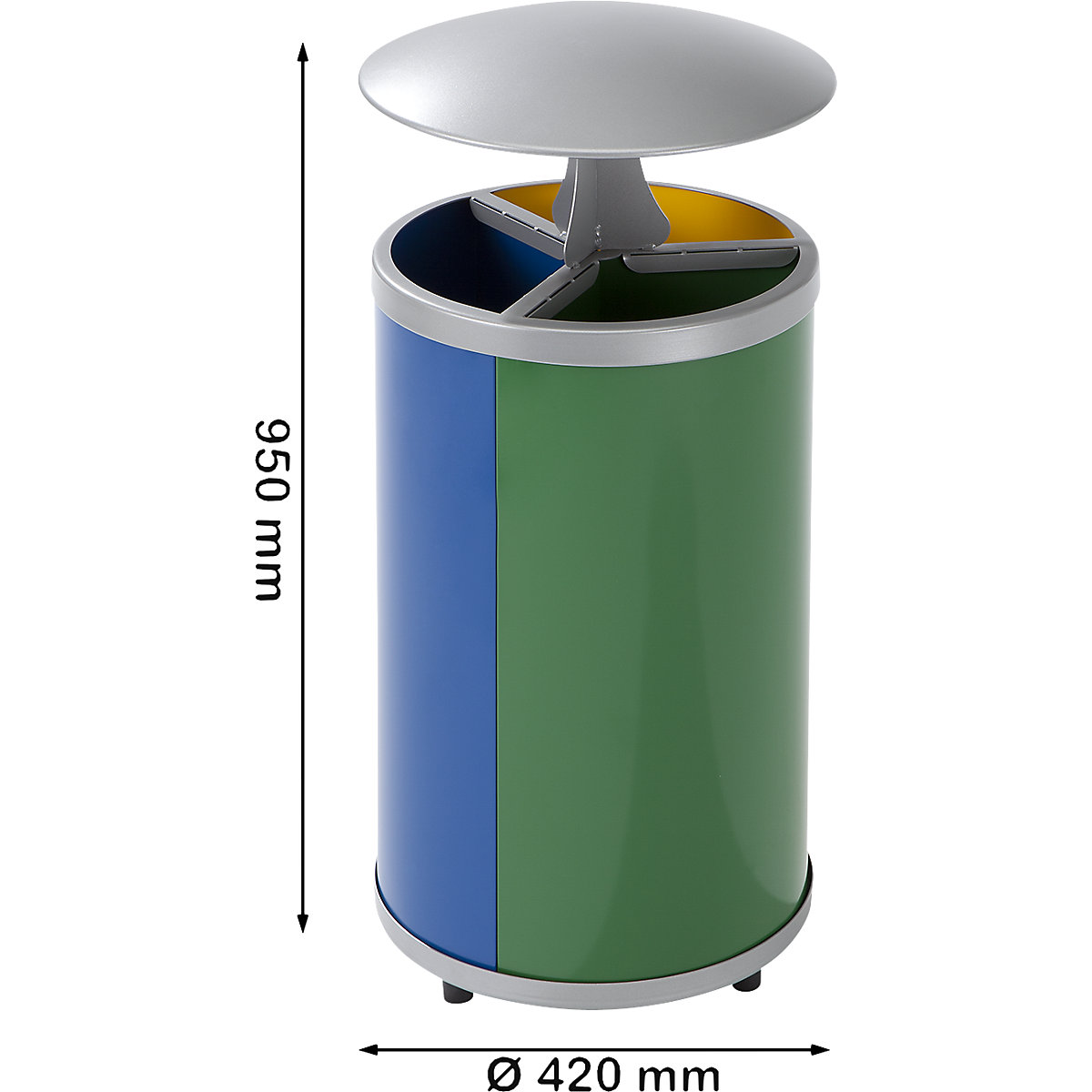 Wertstoffsammler, rund VAR (Produktabbildung 3)-2