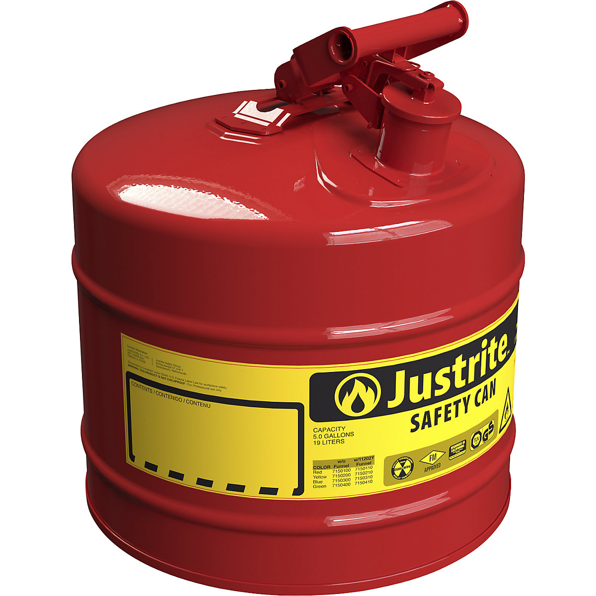 Sicherheitsbehälter aus Stahl Justrite