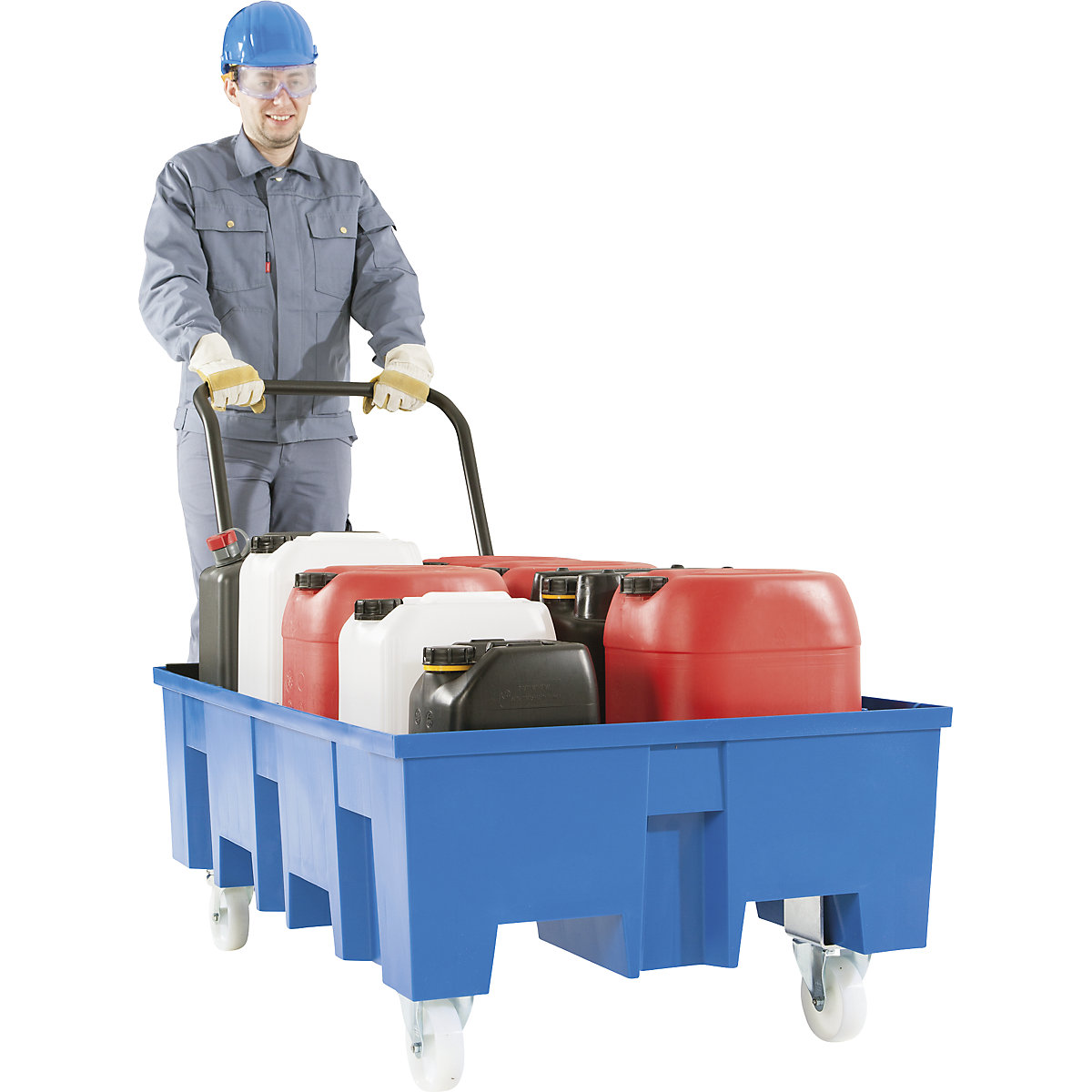 Fahrbare PE-Auffangwanne (Produktabbildung 5)-4