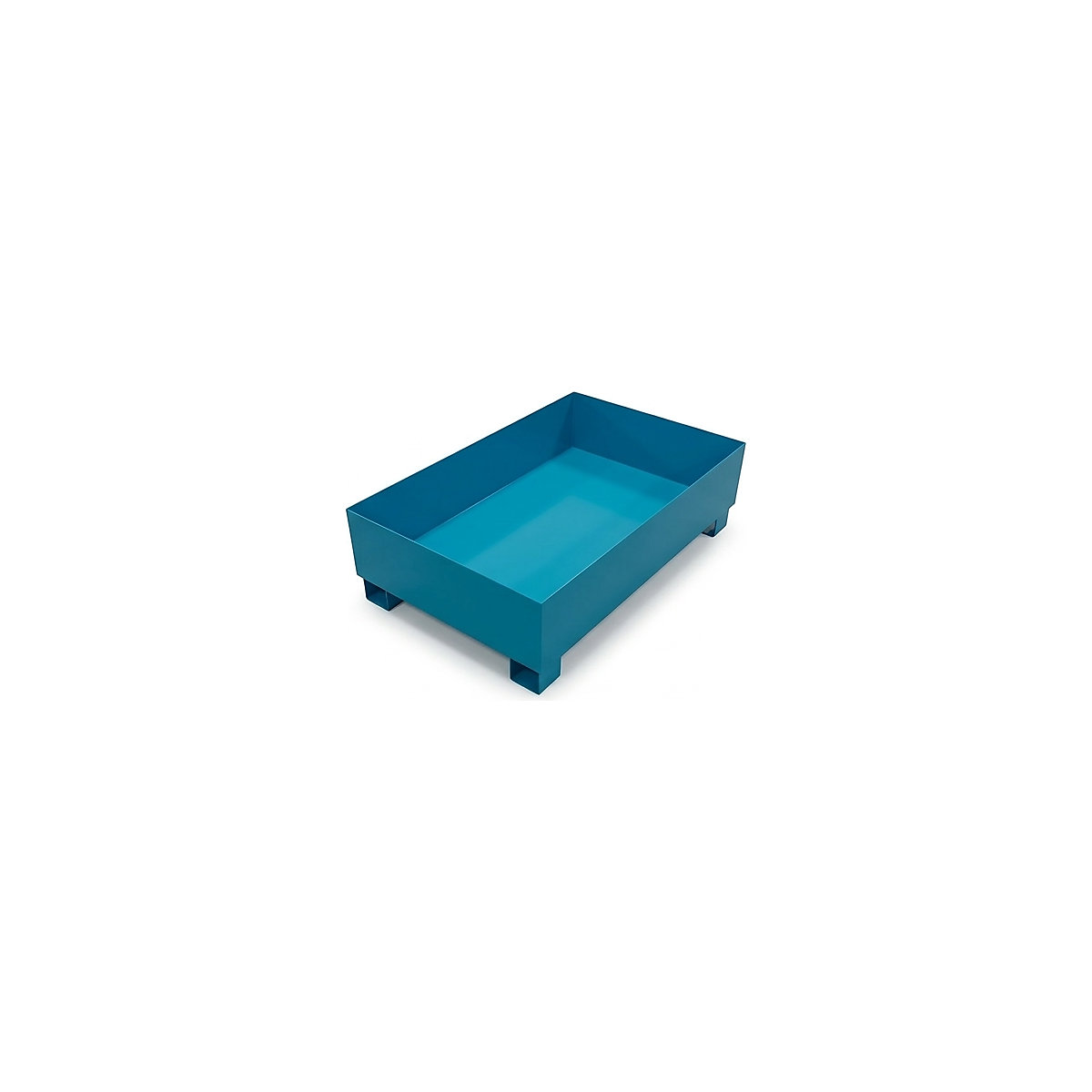 Stahl-Auffangwanne für 200-l-Fässer, mit Zulassung eurokraft basic (Produktabbildung 3)-2