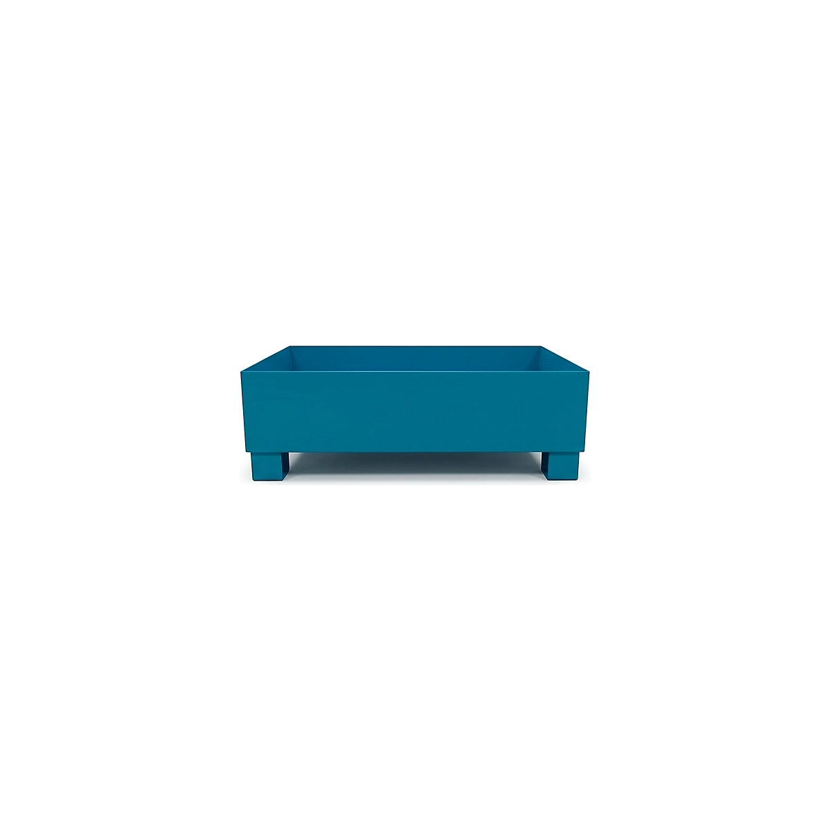 Stahl-Auffangwanne für 200-l-Fässer, mit Zulassung eurokraft basic (Produktabbildung 4)-3