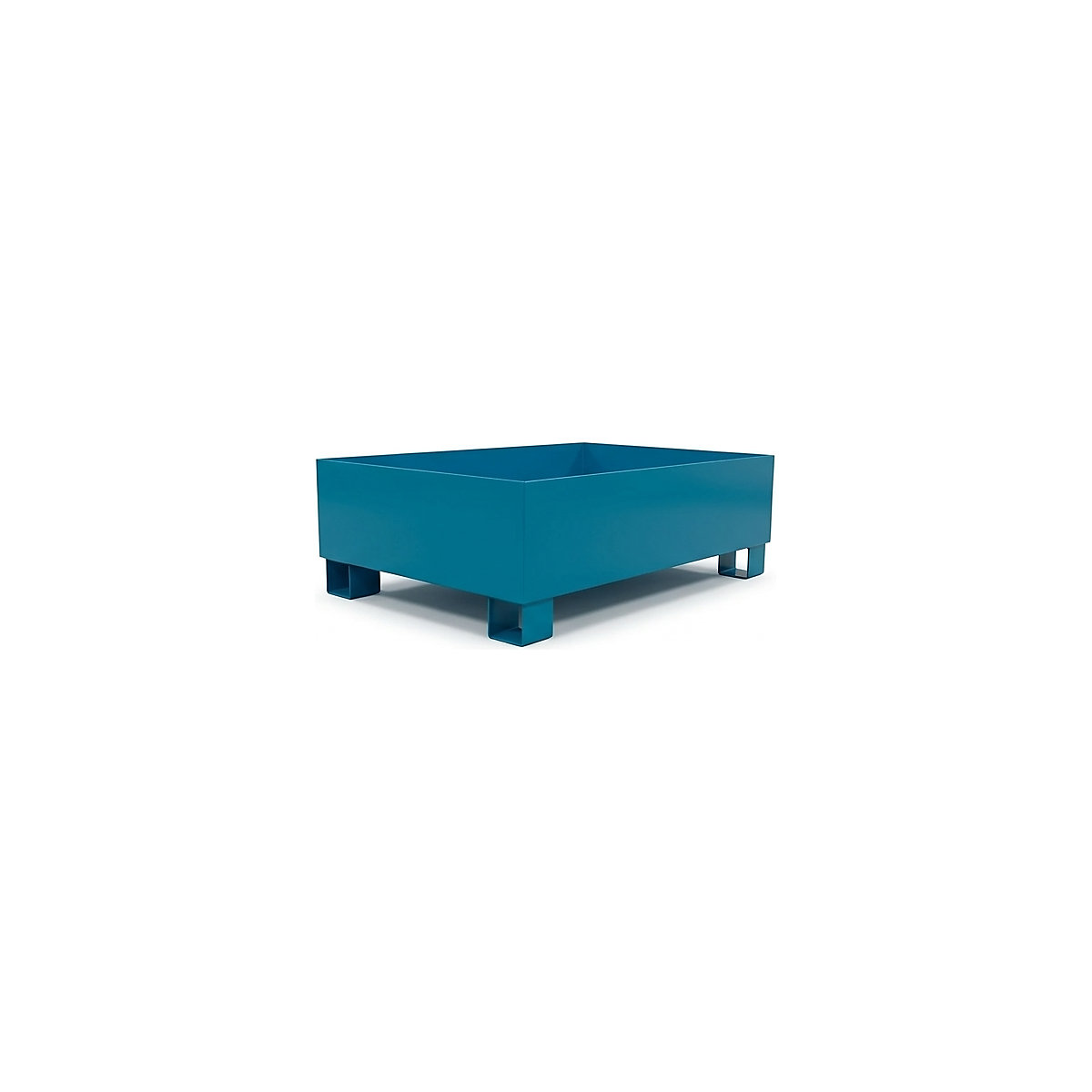 Stahl-Auffangwanne für 200-l-Fässer, mit Zulassung eurokraft basic (Produktabbildung 6)-5