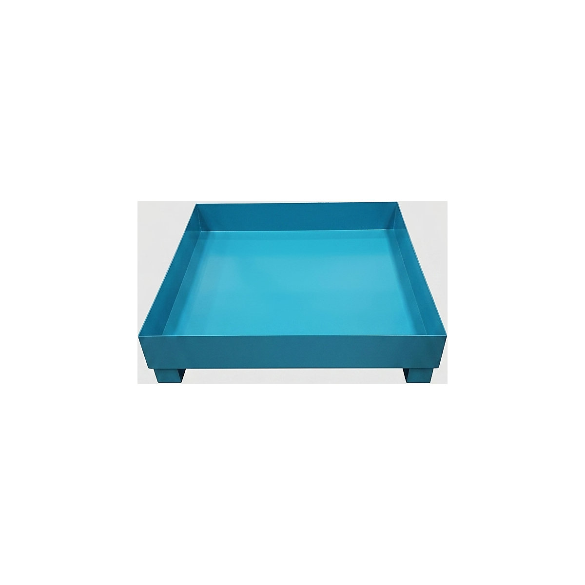 Stahl-Auffangwanne für 200-l-Fässer, mit Zulassung eurokraft basic (Produktabbildung 4)-3