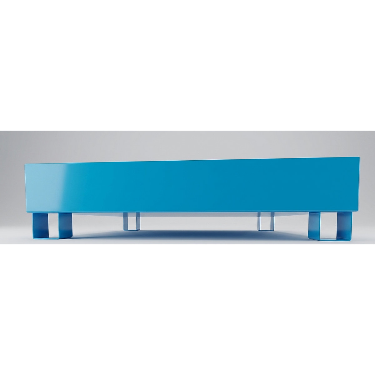 Stahl-Auffangwanne für 200-l-Fässer, mit Zulassung eurokraft basic (Produktabbildung 5)-4