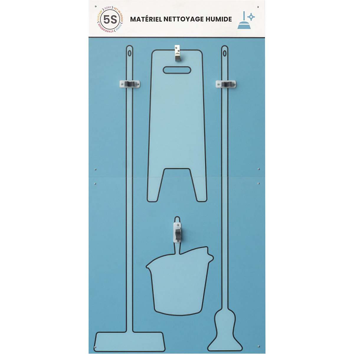 Schattenwand XL-Reinigungsstation Paperflow