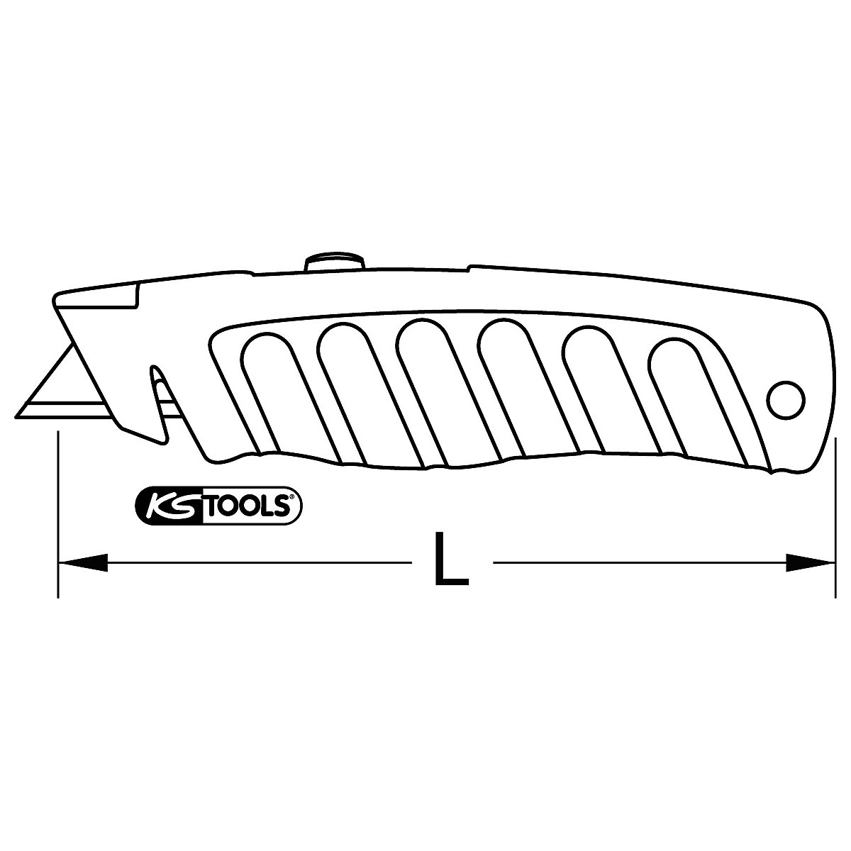 Cuțit profesional universal – KS Tools (Imagine produs 5)-4