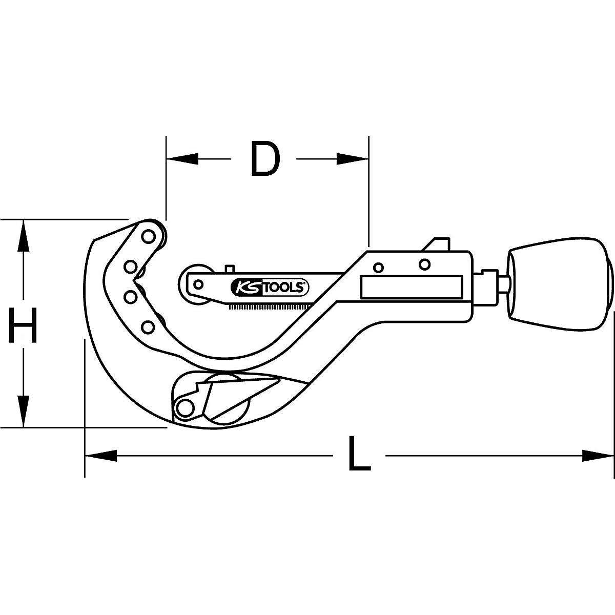 Dispozitiv automat pentru tăiat țevi – KS Tools (Imagine produs 5)-4