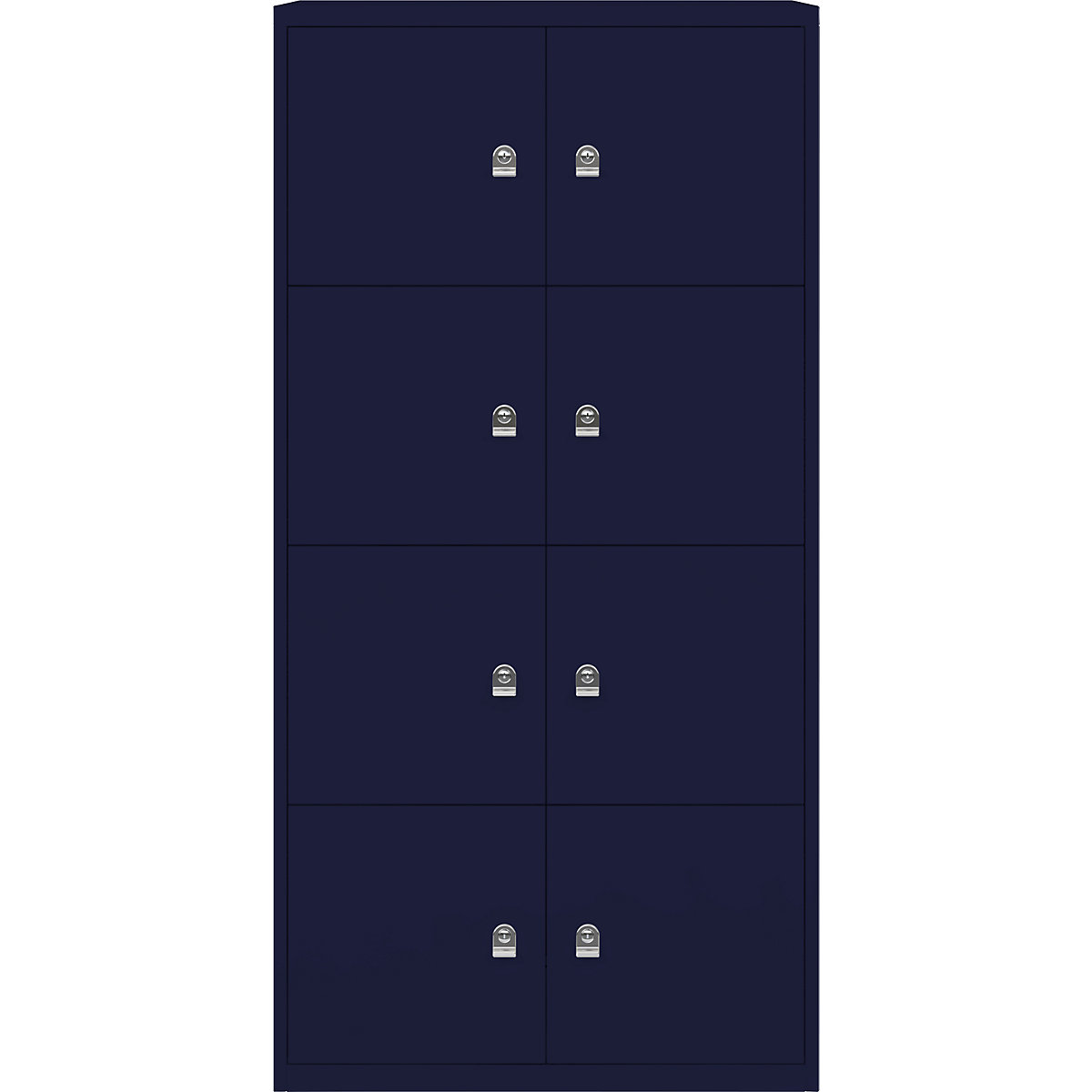 Ormar LateralFile™ Lodge – BISLEY, s 8 pretinaca sa zaključavanjem, visina po 375 mm, u oxford plavoj boji-9
