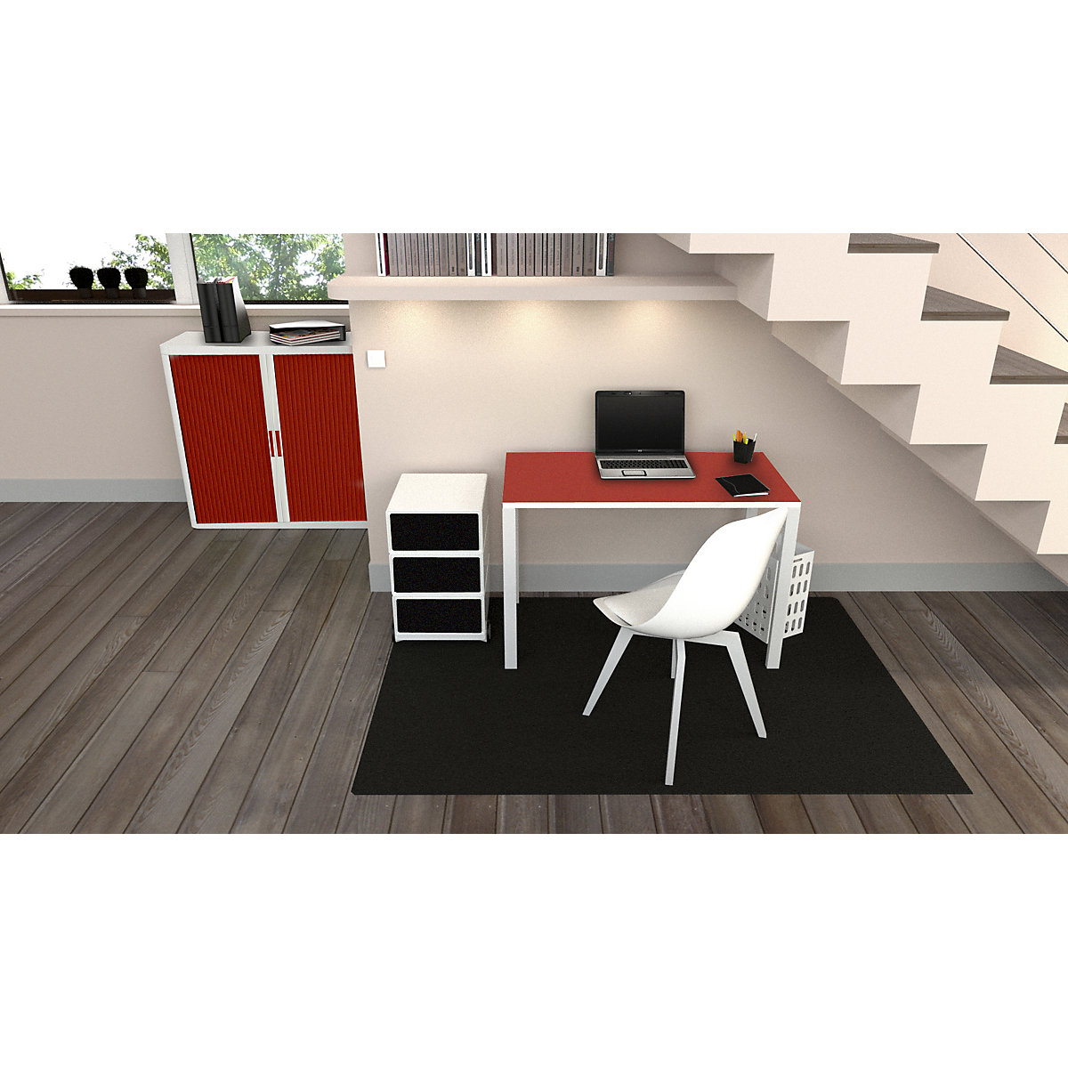 Kompaktni pisaći stol easyDesk® – Paperflow (Prikaz proizvoda 2)-1