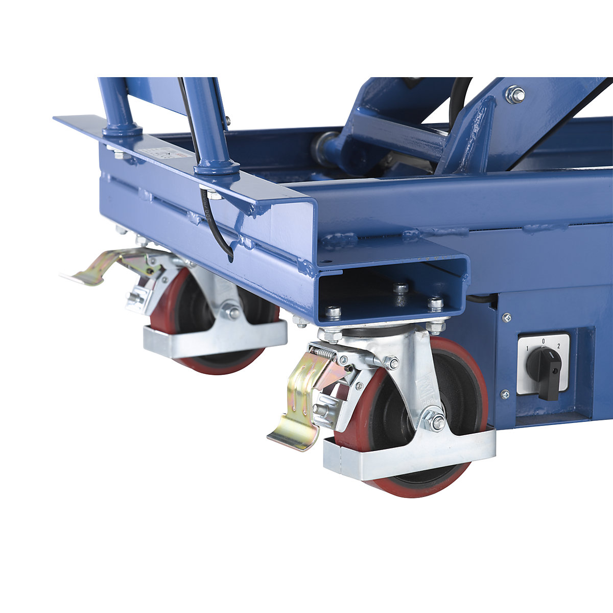 Podnośny wózek platformowy, elektryczny (Zdjęcie produktu 5)-4