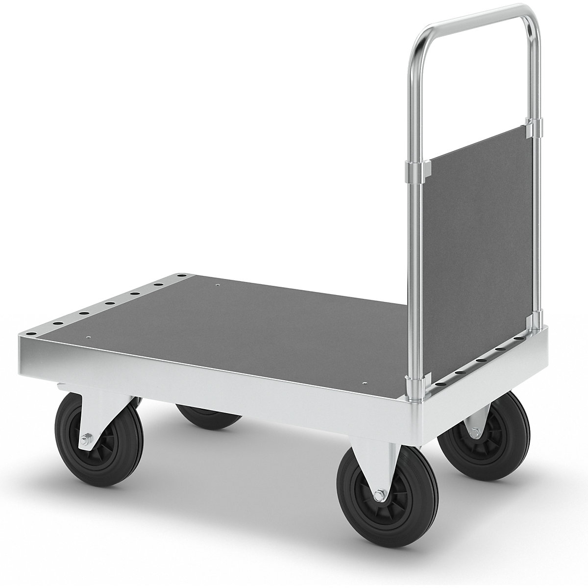 Ocynkowany wózek platformowy JUMBO – Kongamek (Zdjęcie produktu 6)-5