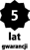 5 lat gwarancji