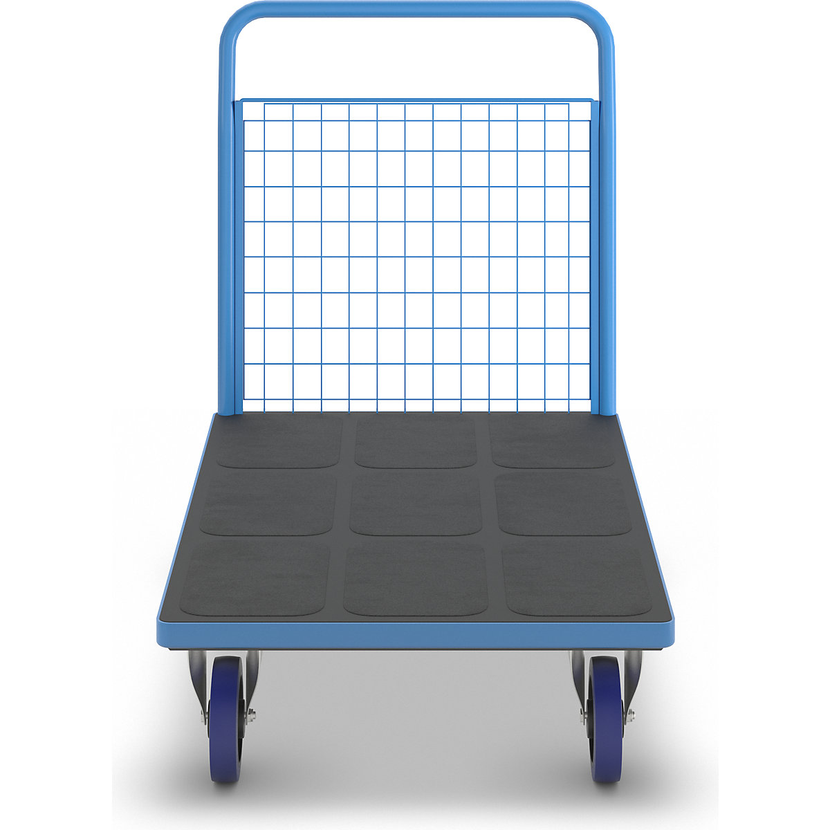 Wózek platformowy ze ściankami kratowymi – eurokraft pro (Zdjęcie produktu 6)-5