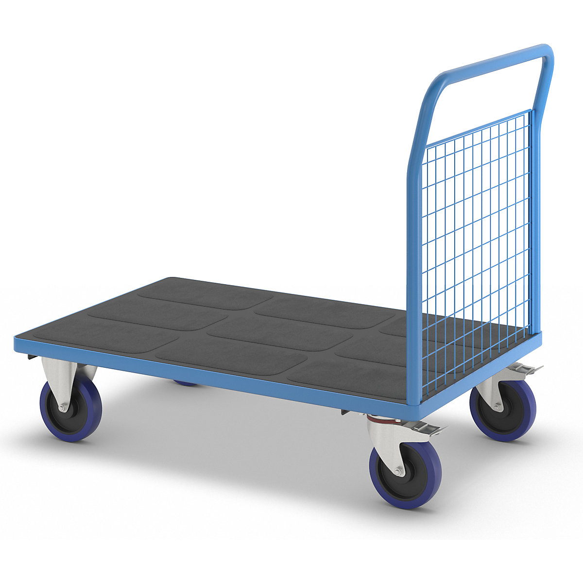 Wózek platformowy ze ściankami kratowymi – eurokraft pro (Zdjęcie produktu 7)-6