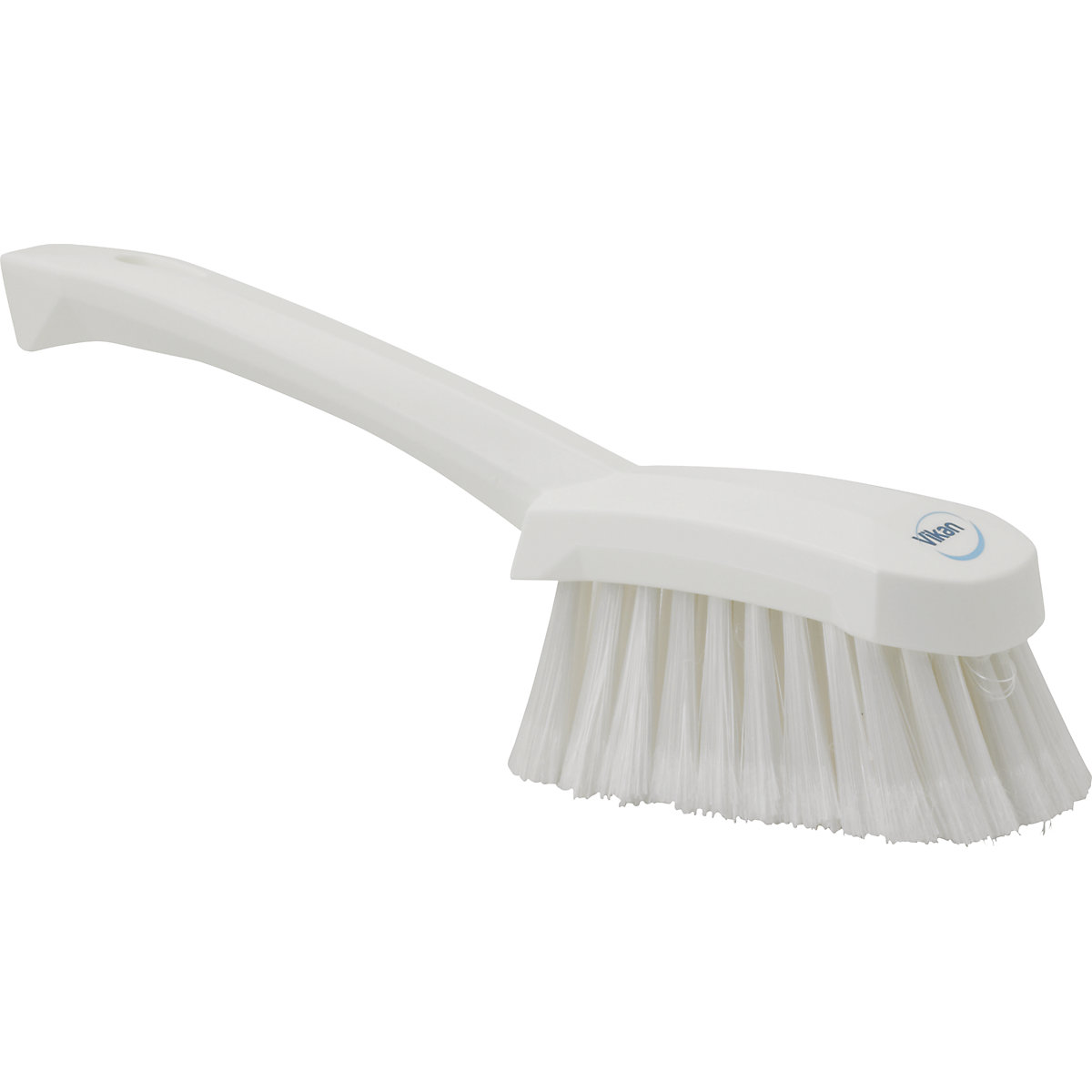 Perie manuală, coadă scurtă – Vikan, moale, despicată, amb. 10 buc., alb-0